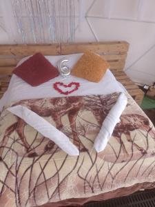 Postel nebo postele na pokoji v ubytování Glamping Mirador de Tibacuy