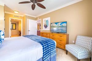 Postel nebo postele na pokoji v ubytování KBM Resorts FREE CAR Honua Kai Hokulani Ocean view 2-Bedroom Condo Recently Remodeled HKH-409
