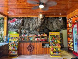 a store with a bunch of food on display at Tam Coc Central Homestay-Ninh Binh in Vũ Lâm