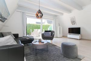 Posezení v ubytování Ferienhaus-Wiebke
