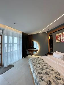 Postel nebo postele na pokoji v ubytování Boutique Hotel Light House Jurmala