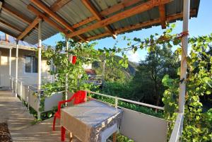 Balkon lub taras w obiekcie Hotel Vardzia K A L A