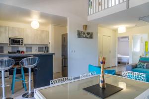 Kuchyň nebo kuchyňský kout v ubytování Appartement Orchid Dan