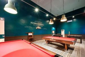 Biliár nebo kulečník v ubytování Kensington Hotel Saipan