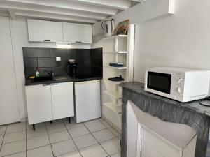 Kuchyň nebo kuchyňský kout v ubytování Les Balconnets Ap3 centre ville