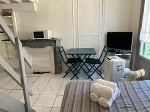 Kuchyň nebo kuchyňský kout v ubytování Les Balconnets Ap3 centre ville