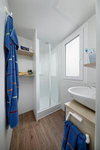 Ένα μπάνιο στο Albatross Mobile Homes on Camping Bijela Uvala +26 φωτογραφίες