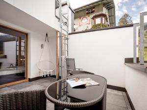 Balkón nebo terasa v ubytování Quality Hosts Arlberg - Haus Pepi Eiter