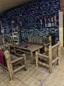 Istumisnurk majutusasutuses Dadu Guest house