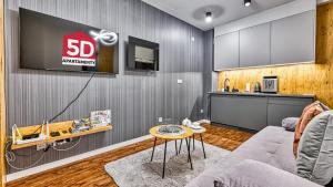 Część wypoczynkowa w obiekcie Apartament SPA 56 Resort Kozubnik blisko Szczyrk - 5D Apartamenty