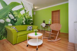 Posezení v ubytování Design Hotel Romantick