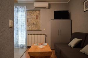 TV a/nebo společenská místnost v ubytování Apartments Leonard