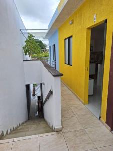 Pousada Caribe Milagrense的阳台或露台