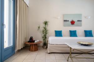 Istumisnurk majutusasutuses Mitos Suites