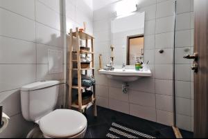Koupelna v ubytování Burgas Residence 607 + 9 fotografií