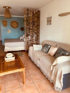 Posezení v ubytování Appartement Bleu de Sable VUE MER résidence de vacances