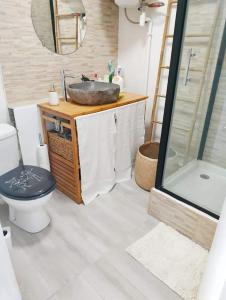 Et badeværelse på Appartement Marina