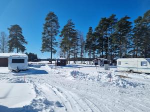 Gnosjö Strand Camping v zimě