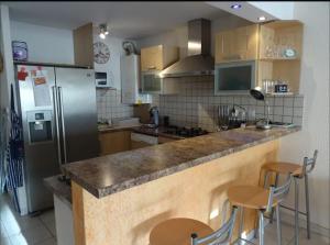 Η κουζίνα ή μικρή κουζίνα στο Port Dauphin II, T3, 6 pers, piscine, parking, wifi, centre port