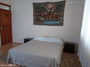 Postel nebo postele na pokoji v ubytování HZD Apartments Hostel
