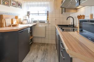 Dapur atau dapur kecil di Seeblick - Sellin