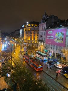 Udsigt til Budapest eller udsigt til byen taget fra lejligheden