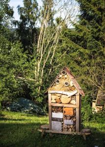 Zahrada ubytování ENJOY COZY NEST View Hills Garden Forest Sauna Hottub