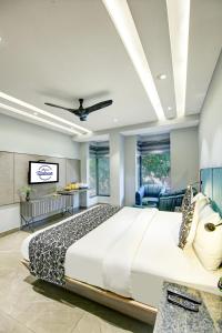 Postel nebo postele na pokoji v ubytování Hotel Uptown 1Km Connaught Place
