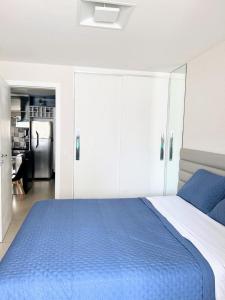 Postel nebo postele na pokoji v ubytování Apartamento de Luxo em Guarapari + 10 fotografií