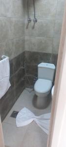 Koupelna v ubytování Malak Guest House