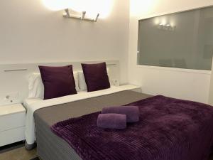 Postel nebo postele na pokoji v ubytování Apartahotel Baldiri