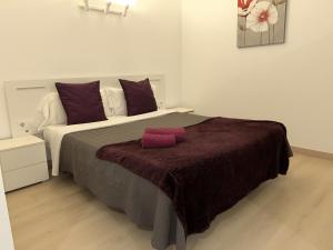 Postel nebo postele na pokoji v ubytování Apartahotel Baldiri