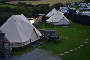 Landskap nær campingplassen