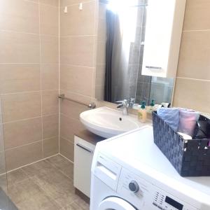 Koupelna v ubytování Ferienwohnung Stainach