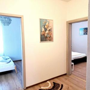 Postel nebo postele na pokoji v ubytování Ferienwohnung Stainach
