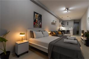 Posezení v ubytování Modern Apartment 305