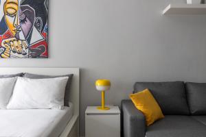 Posezení v ubytování Modern Apartment 305