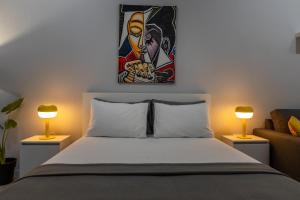 Postel nebo postele na pokoji v ubytování Modern Apartment 305 + 12 fotografií