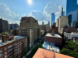 Nespecifikovaný výhled na destinaci New York nebo výhled na město při pohledu z apartmánu