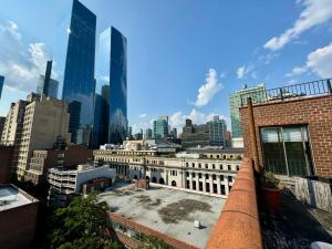 Nespecifikovaný výhled na destinaci New York nebo výhled na město při pohledu z apartmánu