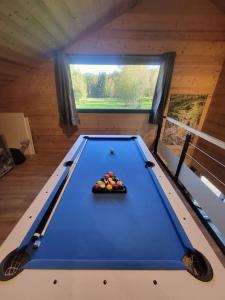 Τραπέζι μπιλιάρδου στο Chalet à louer, Spa, sauna, billard, gerardmer