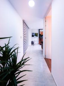 Piso en el Quindío, apartamento de lujo的电视和/或娱乐中心