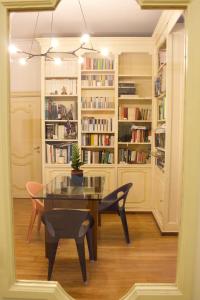 Knihovna v bed and breakfast