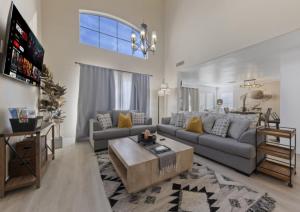 Posezení v ubytování ZEN - A home away from home and in HEART of Las Vegas