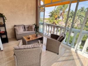 Balkón nebo terasa v ubytování Alquilo chalet completo