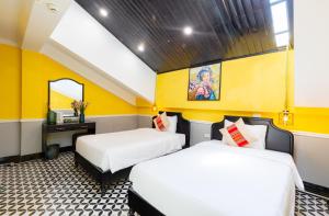 Voodi või voodid majutusasutuse THE 1903 Sapa toas