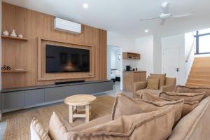Istumisnurk majutusasutuses The Dūne - 4 BR with Private Pool - 100m to Beach