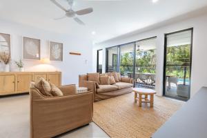 Istumisnurk majutusasutuses The Dūne - 4 BR with Private Pool - 100m to Beach