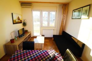 TV a/nebo společenská místnost v ubytování Square Apartments