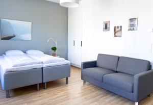 Χώρος καθιστικού στο Aseman Portti - Stunning Studio 11th Floor